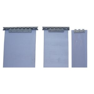 Colgadores acero inoxidable para cortinas de lama 200 mm